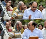 abdul majeed memes, memes, plain memes, abdul majeed plain meme, malayalam memes - Driving instructor speaking with Motor Vehicle officer